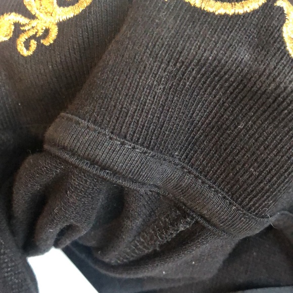 Versace Jeans Couture Men's Black Cotton Baroque Collar Polo - Picture 6 of 11